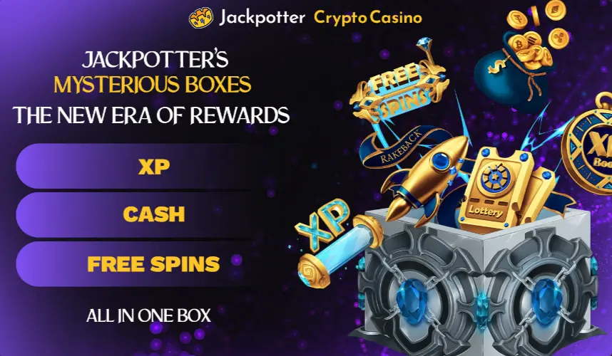 Jackpotter casino masterious boxes.